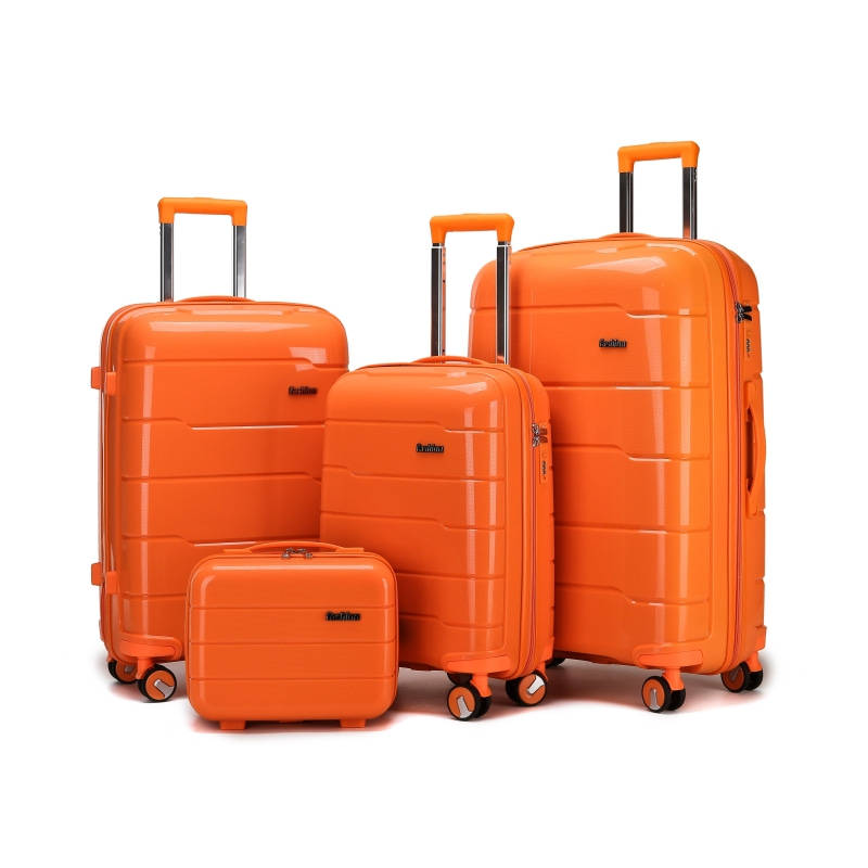 Waterproof Lightweight Travel Luggage-6910-orange