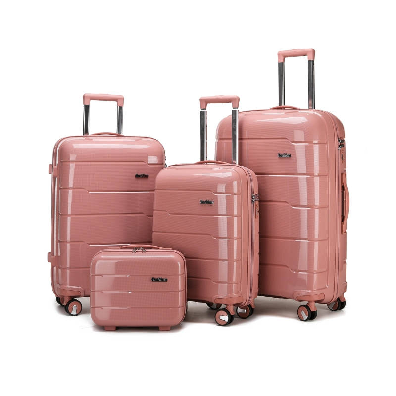 Waterproof Lightweight Travel Luggage-6910-rose-gold