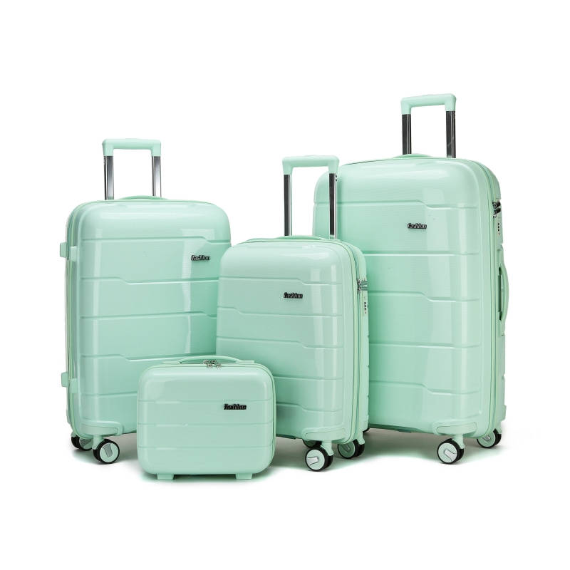 Waterproof Lightweight Travel Luggage-6910-green