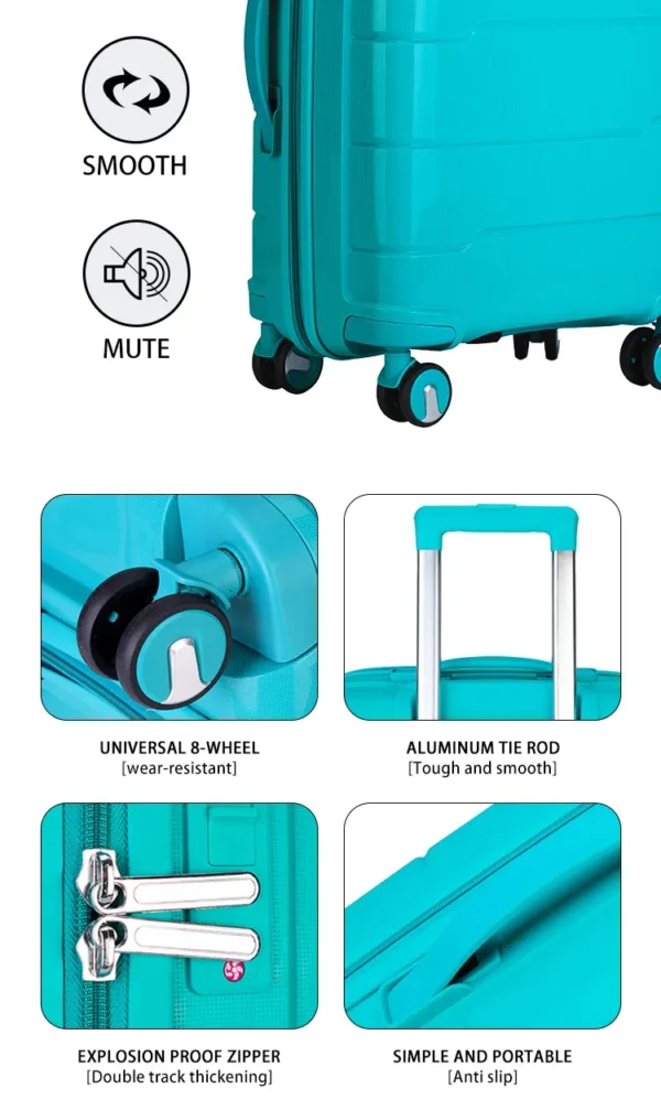 Lightweight Travel Suitcase 6910