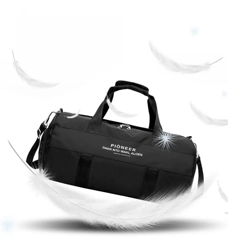 Black sport bag light